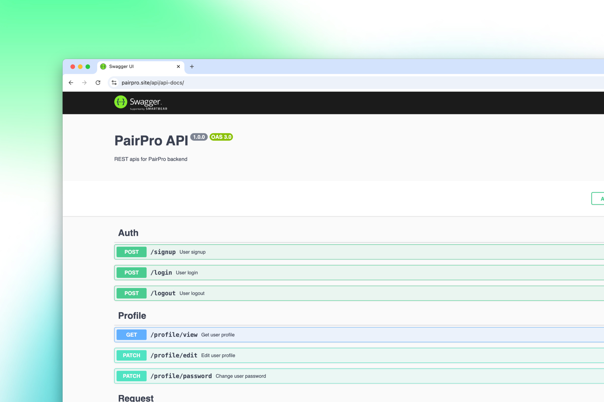 PairPro Backend